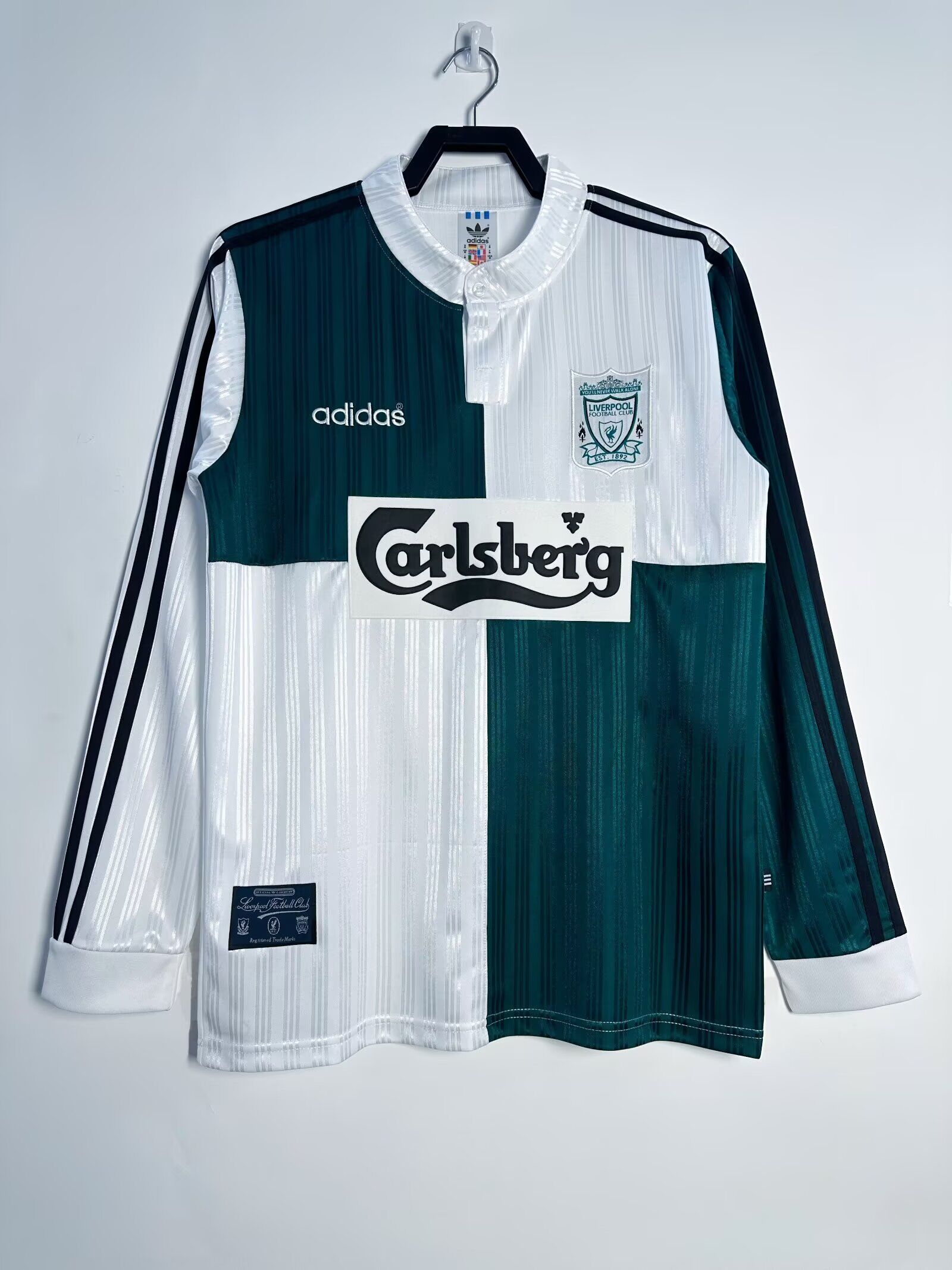 AAA Quality Liverpool 95/96 Away Long Soccer Jersey